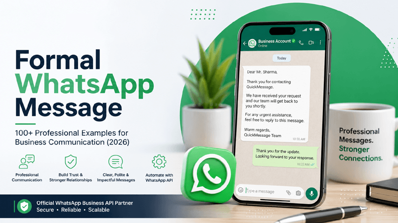 Formal WhatsApp Message: 100+ Professional Examples for Business (2026)