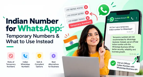 Indian Number for WhatsApp: Temporary Numbers & What to Use Instead