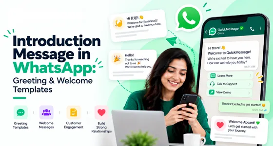 Introduction Message in WhatsApp: Greeting & Welcome Templates