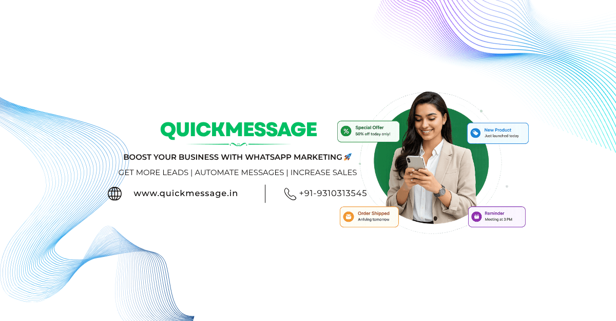 Official WhatsApp Business API India | QuickMessage — SMS + IVR