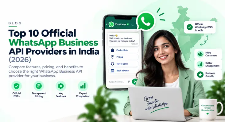 Top 10 Official WhatsApp Business API Providers in India (2026)