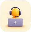 Support agent icon representing human handoff in WhatsApp Business API architecture