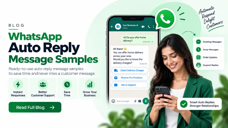 WhatsApp Auto Reply Message Samples