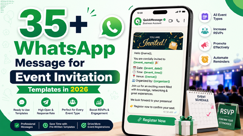 35+ WhatsApp Message for Event Invitation Templates in 2026