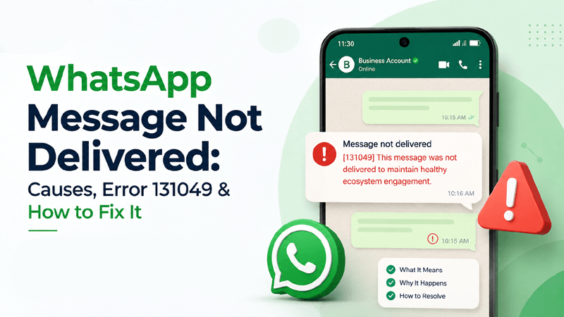 WhatsApp Message Not Delivered