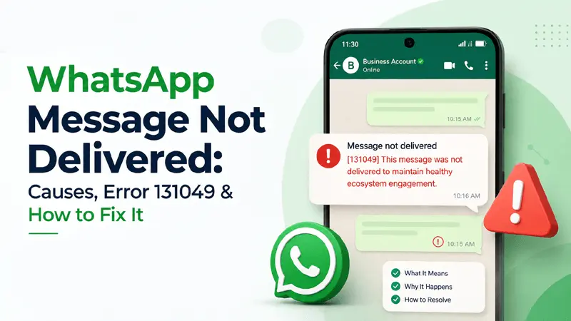 WhatsApp Message Not Delivered