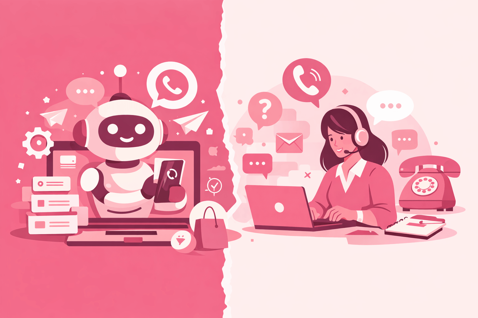 WhatsApp Chatbots vs Traditional Support: Which is Better ?